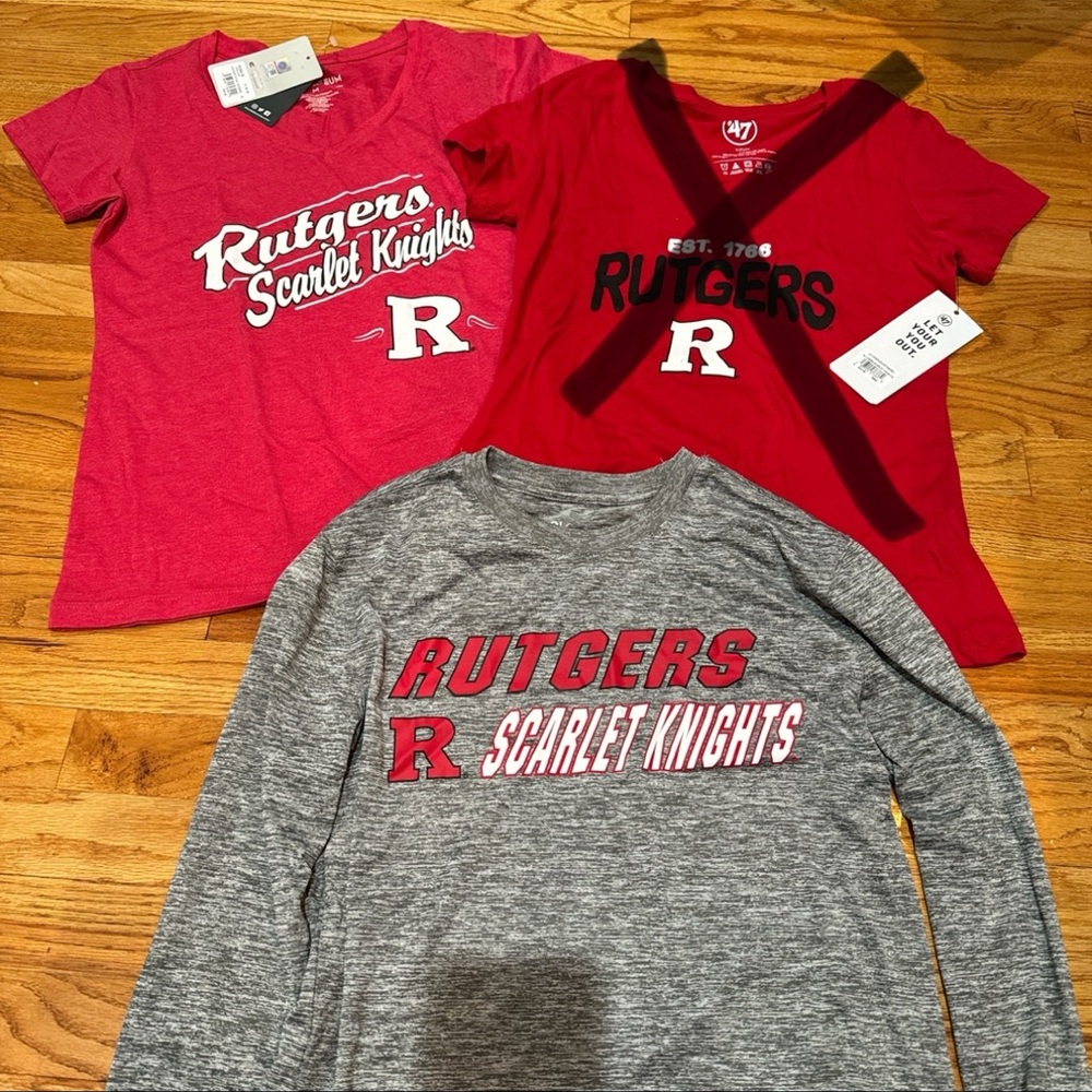 BRAND NEW Rutgers University shirt bundle